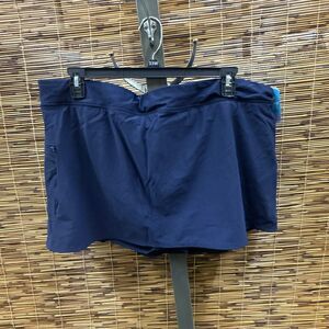 Swim Solutions Women S Plus Swim Skort Swimsuit‎ Navy Size 22W